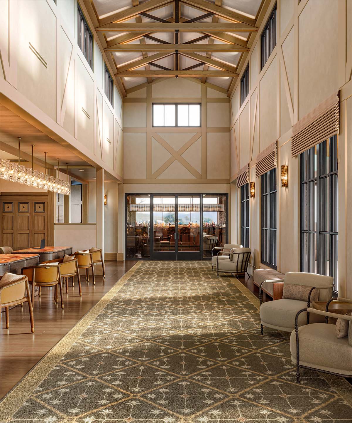 Main lobby at Homestead Midway Utah